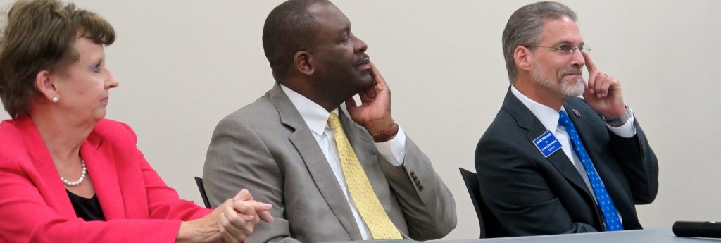 From left: Pat Cotham, Trevor Fuller and Marc Friedland.