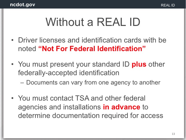 MassDOT - REAL ID is a Federal Security Standard for IDs that was created in 2005 as a result of 9/11. It is an additional layer of security for MA driver's licenses